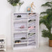 Shoe Storage Cabinet with 4 Compartments - White - Green4Life