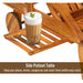 Modern Wooden Sun Lounger - Outsunny - Green4Life