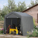 Outsunny Dark Grey Garden Storage Tent - Green4Life