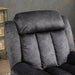 Riser and Recliner Armchair for the Elderly, with Microfibre Upholstery, Remote Control & Footrest - Grey - Green4Life