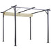 Outsunny 3 X 3(m) Pergola with Retractable Canopy - Beige - Green4Life