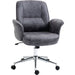 Vinsetto Microfiber Upholstery Desk Chair - Charcoal Grey - Green4Life