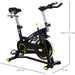 Steel Flywheel Exercise Bike - Black/Yellow - Green4Life