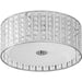 Modern Round Crystal Ceiling Lamp with Double Layer Lampshade - Green4Life