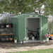 Outsunny 7 x 4 ft Lockable Metal Garden Shed with Air Vents - Light Green - Green4Life