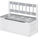 Starry Grey Multi-Use Toy Chest and Bench for Kids - Green4Life