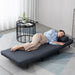 2-in-1 Foldable Single Sofa Bed & Sofa Chair with Pillow - Dark Grey - Green4Life