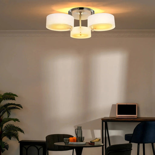 3 Light Ceiling Lamp - White - Green4Life