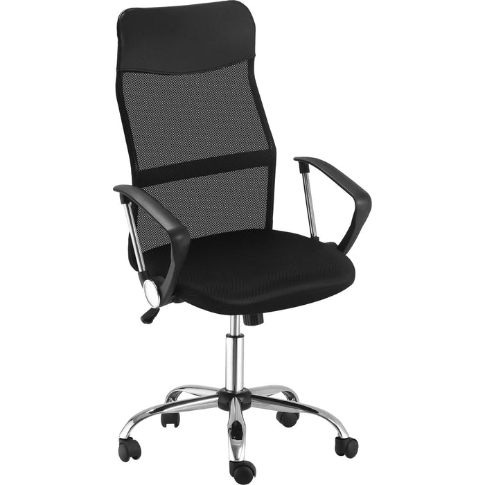 Ergonomic Office Chair Mesh Chair with Adjustable Height & Tilt Function - Black - Green4Life