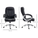 Vinsetto Ergonomic Office Chair with Linen Fabric Upholstery - Black - Green4Life