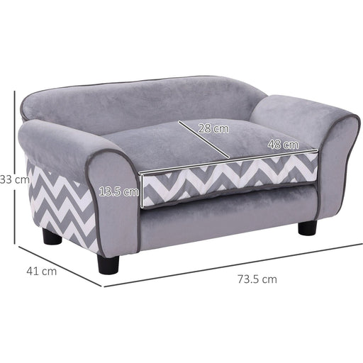 Mini Grey Elegance Pet Sofa – XS Comfort - Green4Life