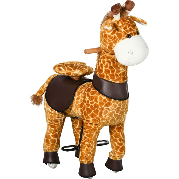 Kids Ride On Giraffe Toy with Wheels for Age 3-6 Years - Green4Life