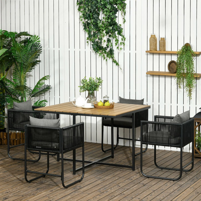 5-Piece Space-Saver Dining Set - Outsunny - Green4Life