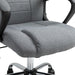 Vinsetto High Back Reclining Office Chair with Adjustable Height - Grey - Green4Life