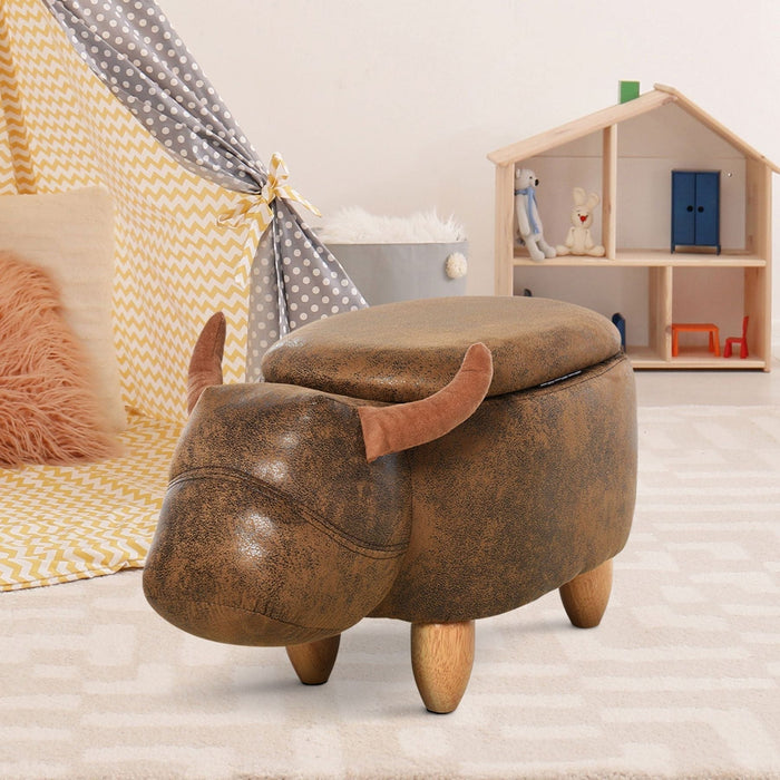 Buffalo Storage Ottoman - Brown - Green4Life