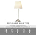 Silver Sheen Pleated Table Lamp - Green4Life