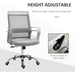 Vinsetto Ergonomic Office Chair with Mesh Back & Adjustable Height - Grey - Green4Life