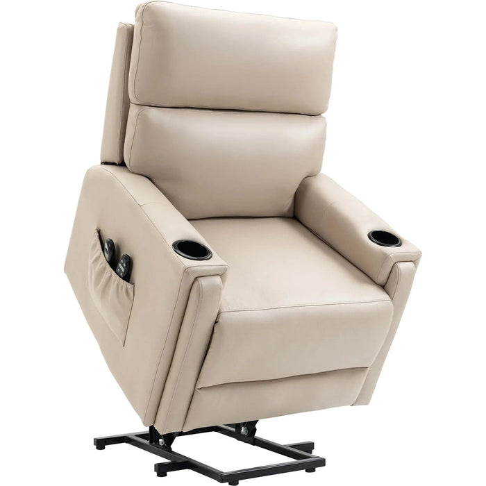 Beige Serenity Lift Chair with Massage & Heat Features - Green4Life