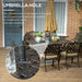 Elegant Bronze 6-Seater Aluminium Dining Set - Outsunny - Green4Life