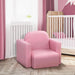 Playful Pink 2-in-1 Kids Armchair and Table Set - Green4Life