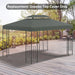 Outsunny 3x4m Dual-Layer SunGuard - Deep Grey UV Protective Canopy Top - Green4Life