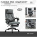 Vinsetto Office Chair with 2-Point Removable Massage Pillow - Grey - Green4Life