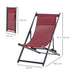 Vibrant Red Seaside-Style Set of 2 Folding Chairs - Outsunny - Green4Life