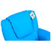 Cosy Blue Kids Recliner Armchair with Cup Holder - Green4Life