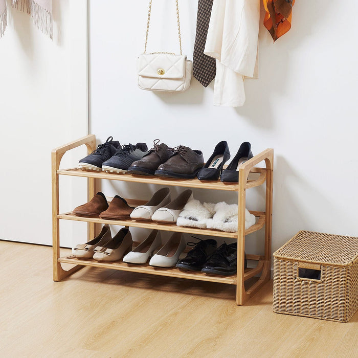 3-Tier Shoe Rack - Bamboo - Green4Life