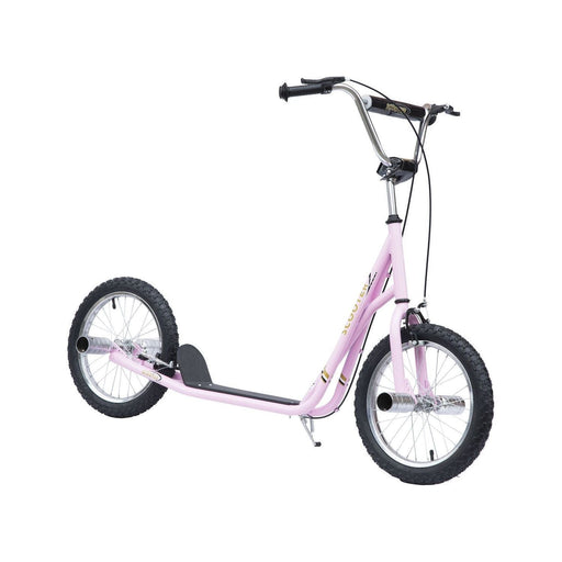 Scooter with 16" Pneumatic Tyres - Pink - Green4Life