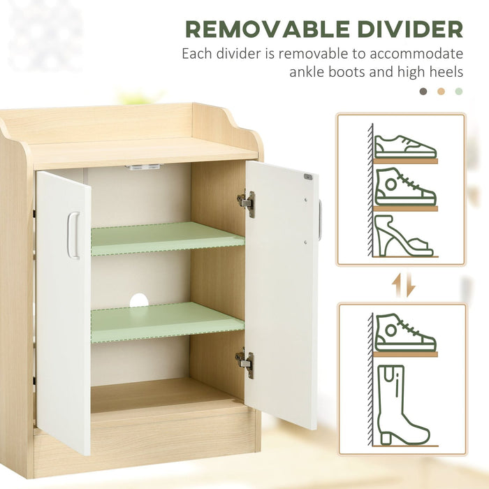 Shoe Storage Cabinet with Adjustable Shelves - Green4Life