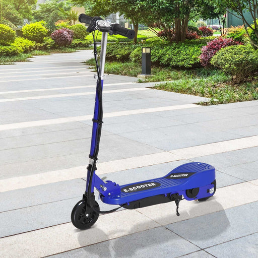 Kids Folding E-Scooter 120W Suitable for 7 - 14 yrs - Blue - Green4Life