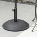 Outsunny 20kg Parasol Base Heavy Duty Cement - Black - Green4Life