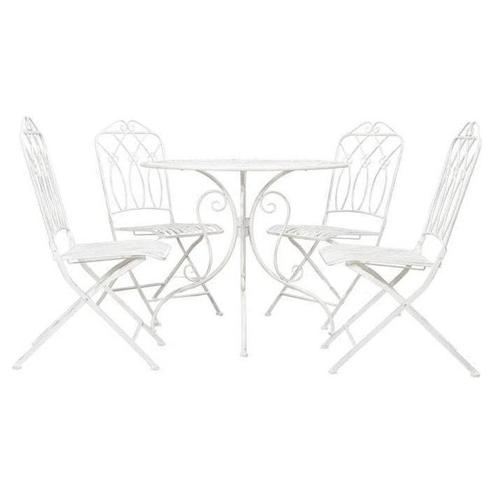 Avery 4 Seater Bistro Set Vanilla - Green4Life