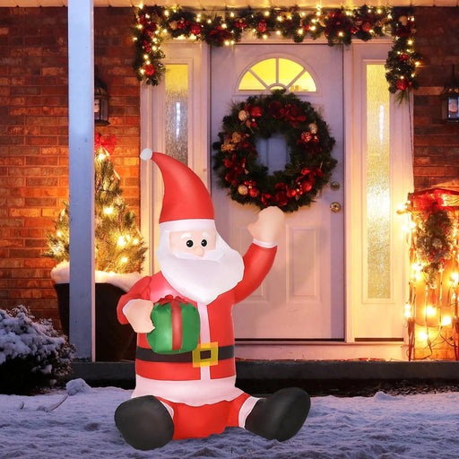 4ft Inflatable Santa with LED Light - Green4Life