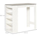 Bar Table with 4-Tier Storage Shelves - Grey/White - Green4Life