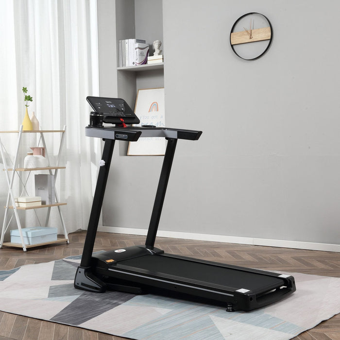 Folding Treadmill for Home with LCD Display - Black - Green4Life