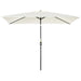 Outsunny 3x2m Rectangular Parasol with Tilt and Crank - Cream White - Green4Life