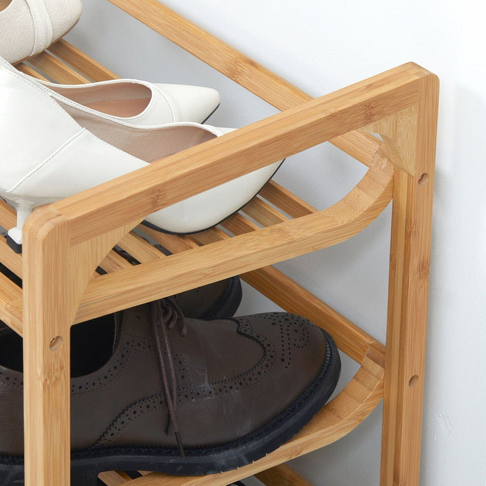 3-Tier Shoe Rack - Bamboo - Green4Life