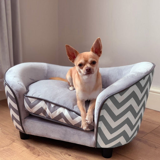 Mini Grey XS Pet Sofa Bed – Plush Comfort - Green4Life