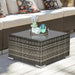 Outsunny Grey Rattan Coffee Table - Green4Life