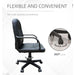 PU Leather Swivel Office Chair - Black - Green4Life