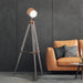 Industrial Style Tripod Floor Lamp - Grey and Rose Gold - Green4Life