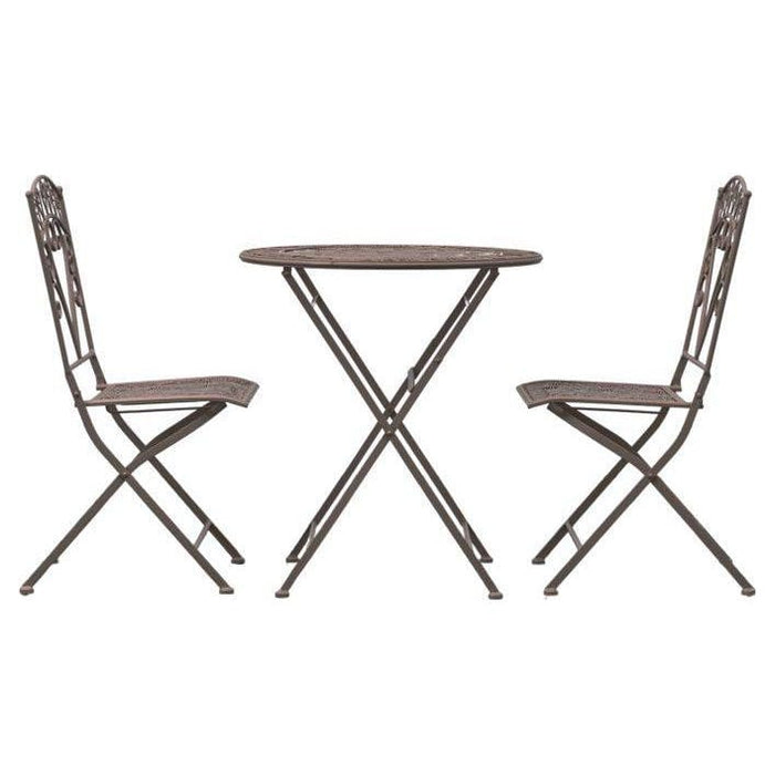 Capri 2 Seater Bistro Set Noir (Former Brindisi) - Green4Life