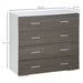 Chest of Drawers, 4 Drawer Dresser - Grey - Green4Life