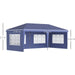 Outsunny 3x6m Pop-Up Gazebo with Height Adjustable Design - Blue - Green4Life