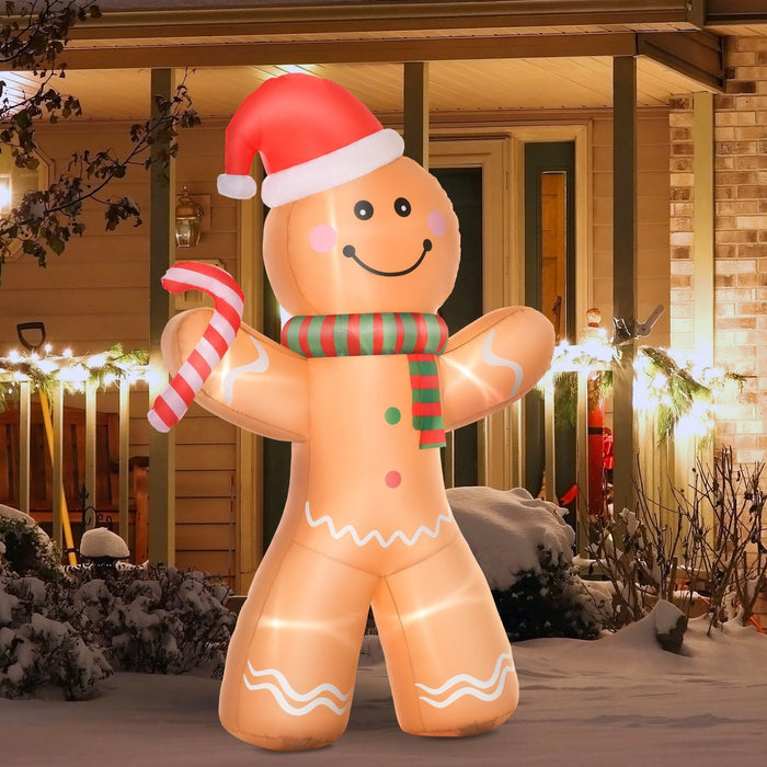 2.4m Inflatable Gingerbread Man - Green4Life