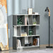 3-Tier 8-Cube Home Display Shelving Unit with Anti-Tipping Safety - Grey/White - Green4Life