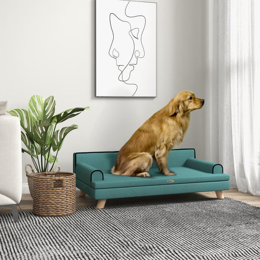 Majestic Green Pet Sofa – Elevated Comfort for Large Dogs - Green4Life