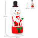 2.5m Inflatable Santa Claus on Snowman Hot Air Balloon - Green4Life